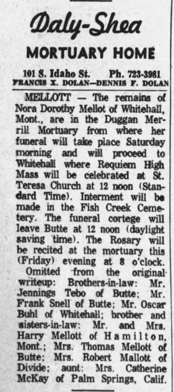 Clipping from The Montana Standard